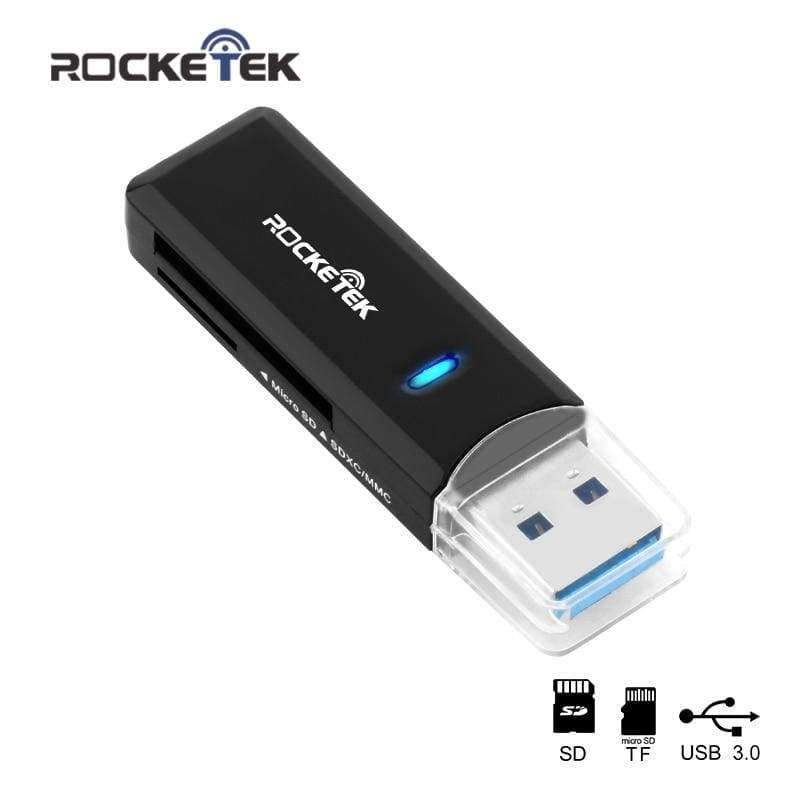 Planet+Gates+Rocketek+high+quality+usb+3.0+multi+2+in+1+memory+card+reader+adapter+for+SD/TF+micro+SD+pc+computer+laptop+accessories