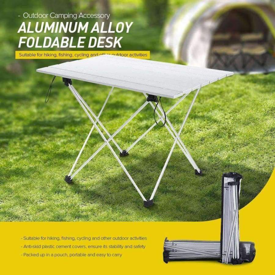 Planet+Gates+S+Aluminum+Alloy+Table+Foldable+Desk+Outdoor+Camping+Stable+Portable+mini+BBQ+Picnic+Lightweight+Anti-Skid+Rectangle+Table
