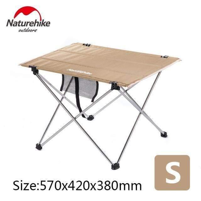 Planet+Gates+S+Khaki+Outdoor+Folding+Table+Ultra-light+Aluminum+Alloy+Structure+Portable+Camping+Foldable+Picnic+Table