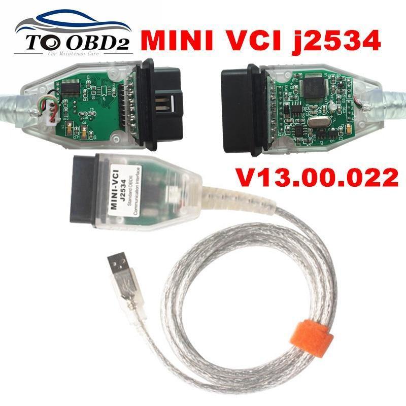 Planet+Gates+Single+Cable+Mini-VCI+J2534+FOR+Toyota/Lexus+TIS+Techstream+V13.00.022+Diagnostic+tool+Cable+MINI+VCI