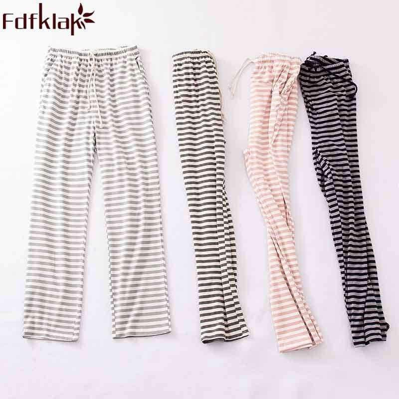 women's striped pajama pants