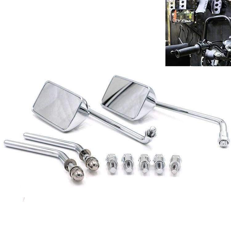 Planet+Gates+top+quality+chrome+silver+rectangle+retor+motorbike+accessories+scooter+parts+moto+mirrors+for+harley+motorcycle+rearview+mirror
