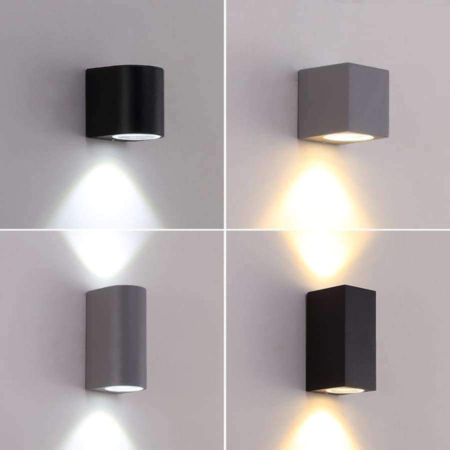 Planet+Gates+Warm+White+/+single+head+++4W+/+Black+body-square+LED+Aluminum+Wall+Lamp+Porch+Light+Wall+Sconce+Square+Outdoor+Waterproof+Wall+Light+Garden+Lights+Modern+wall+lights+AC85+-+265V