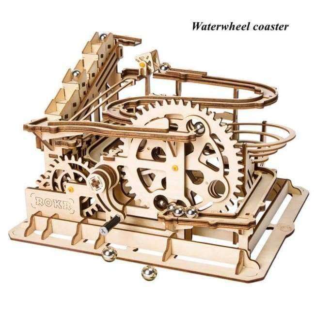 Planet+Gates+Waterwheel+coaster+/+China+Robotime+8+Kinds+DIY+Gear+Drive+Wooden+Mechanical+Model+Building+Kits+Assembly+Toy+Gift+for+Children+Teens+Adult+LGLK