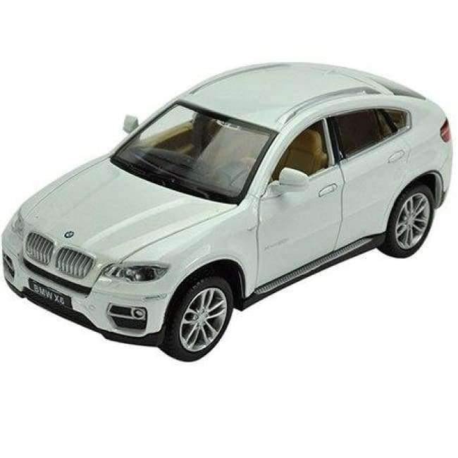 Planet+Gates+White+1:32+X6+SUV+Coupe+Simulation+Toy+Vehicles+Model+Alloy+Pull+Back+Children+Toys+Genuine+License+Collection+Gift+Off-Road+Car+Kids