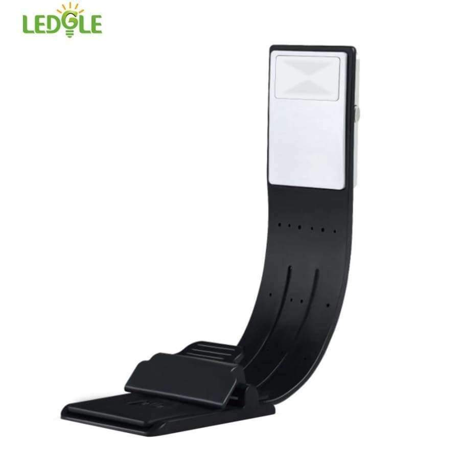 Planet+Gates+white+LEDGLE+Rechargeable+Reading+Lamp+Compact+Book+Light+Flexible+LED+Light+Clip-on+LED+Lamp+for+Kindle+and+Book+4+Modes+Black