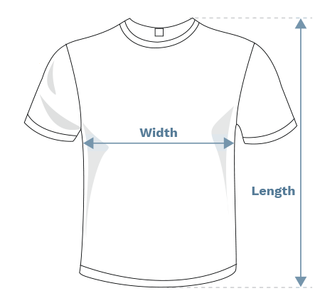 Forza Tees T-shirt Sizing Guide