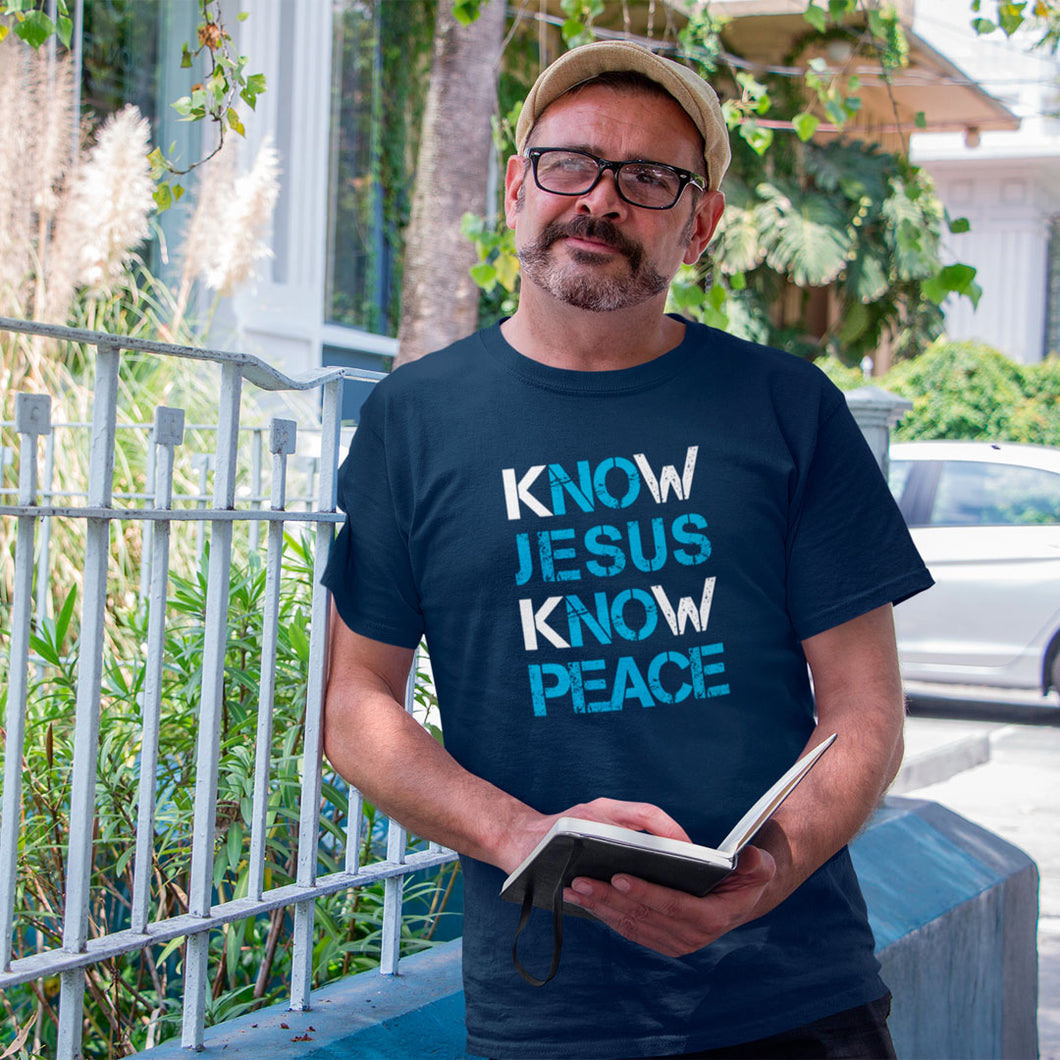 Know Jesus Know Peace Christian Faith Unisex T Shirt Forza Tees - know jesus know peace christian shirt roblox