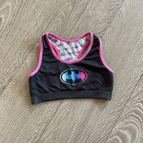 Batman Racer Back Sports Bra, Child 6/7 – Dancewear Resale 