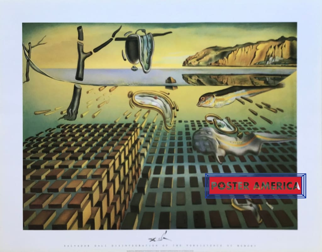 Salvador Dali Disintegration of the Persistence of Memory Art Print 22 x 28