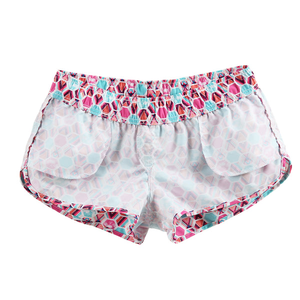 womens floral swim shorts