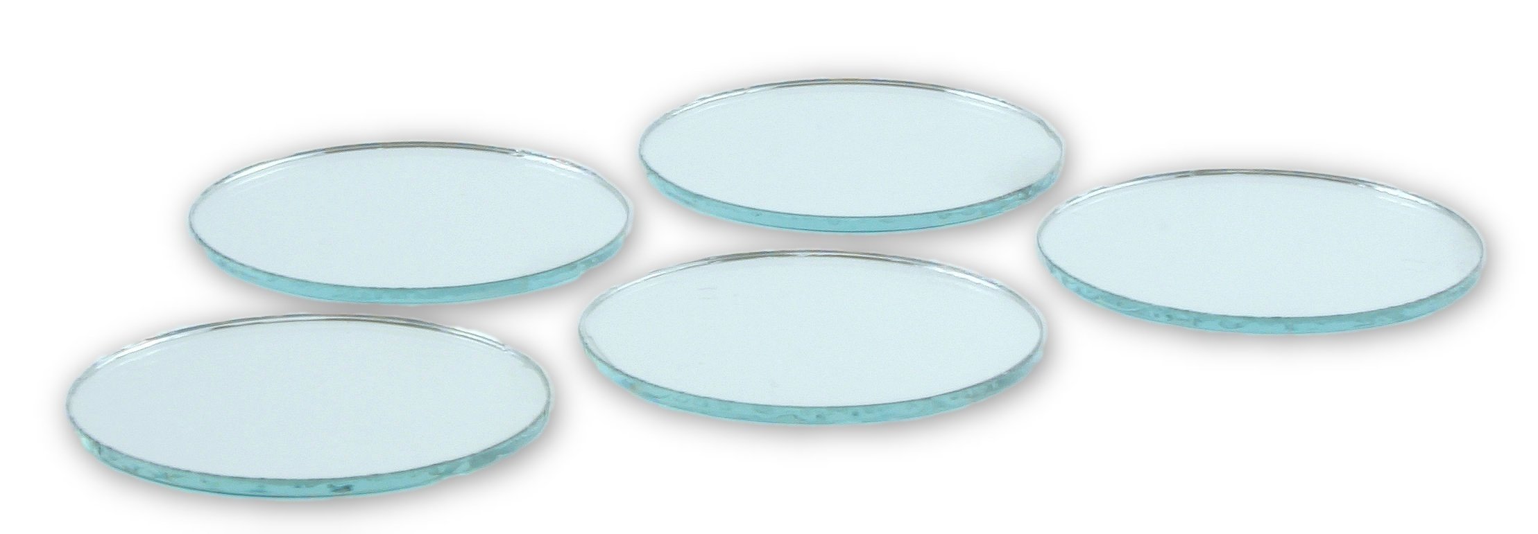  60-Pack Small Round Mirrors For Crafts, 2-Inch