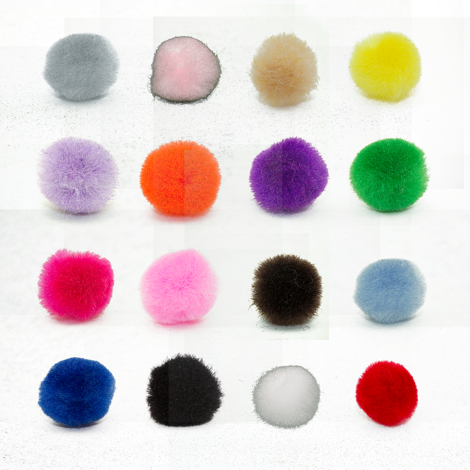 Adeweave 1000 Assorted Craft pom poms Multicolor Bulk pom poms