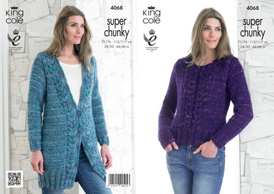 Pattern 4068 Super Chunky King Cole