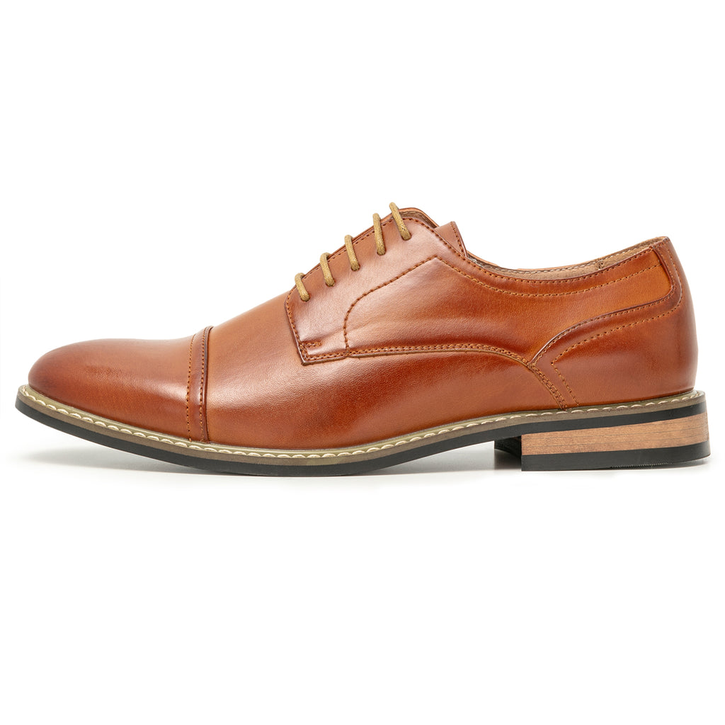 mens tan cap toe dress shoes