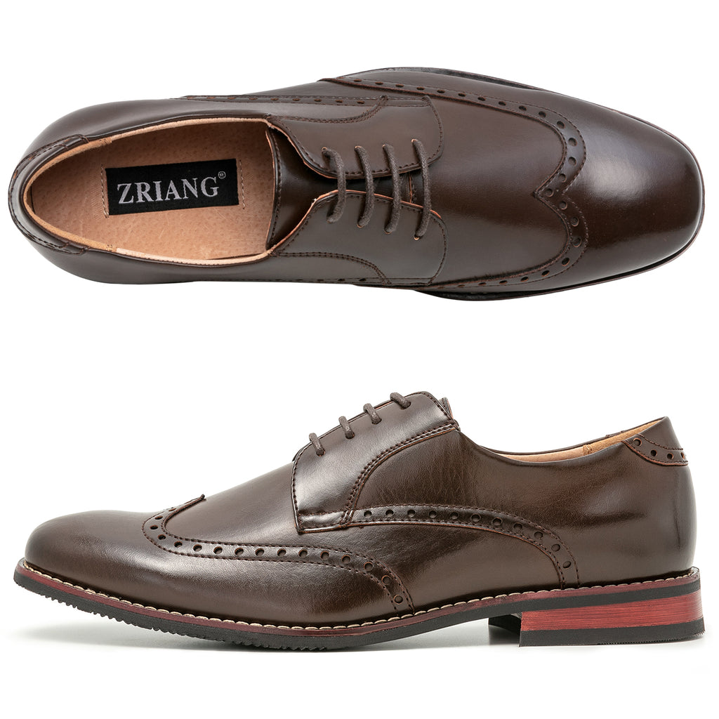 formal leather shoes with laces