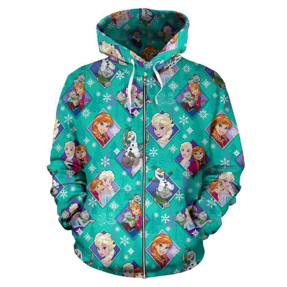 disney princess zip up hoodie