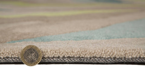 Image of Mabel Teal/Green Area Rug RUGSANDROOMS 