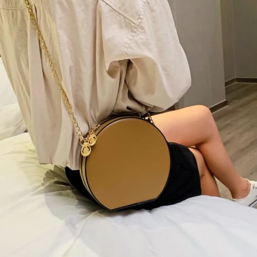 sac rond cuir fortunia