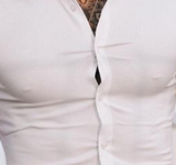Chest Button Spread Shirt Too Tight