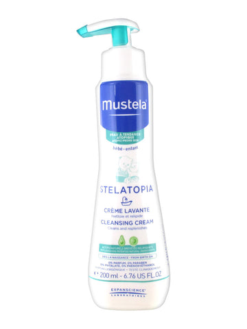 mustela stelatopia cleansing cream şampuan 500 ml