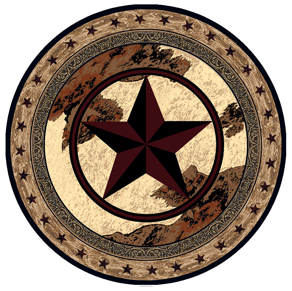 Country star. Техасская звезда. Western Lone Star. Rug Star logo.