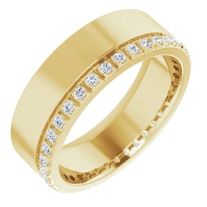 14K Yellow 1/3 CTW Lab-Grown Diamond- Ring Size 6 - Irelia Custom Jewelry 