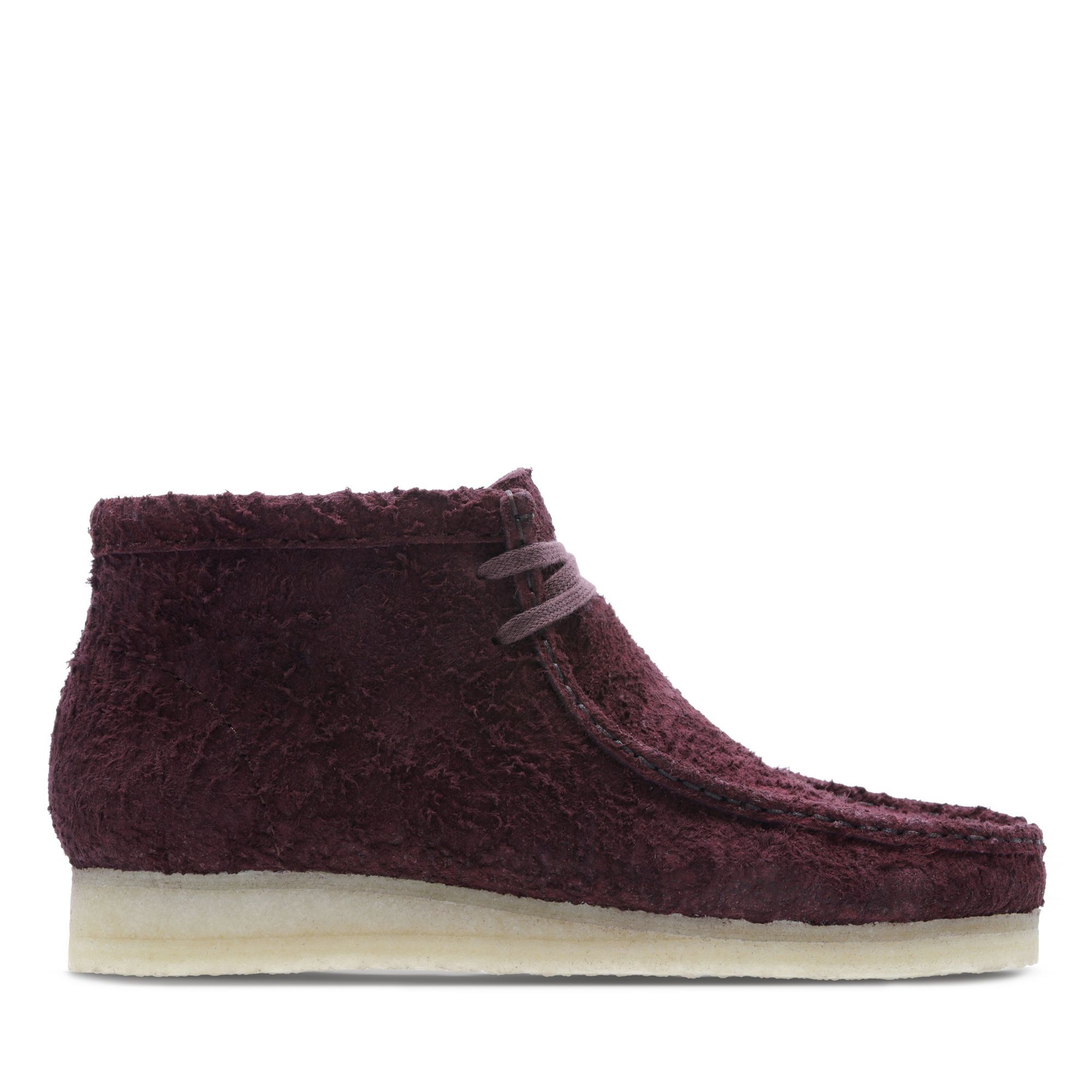 burgundy wallabees