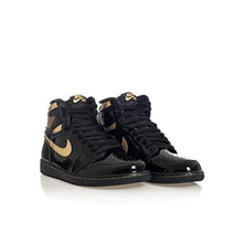Nike Shoes Jordan Mens Air 1 Retro High Og Black Metallic Gold - Black/Black-Metallic Gold 555088 032 - Size 9 SOLEHEAVEN
