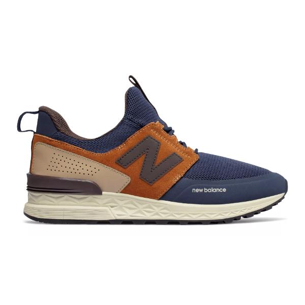 new balance 574 rosin with vintage orange