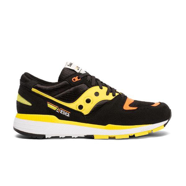 saucony black and yellow