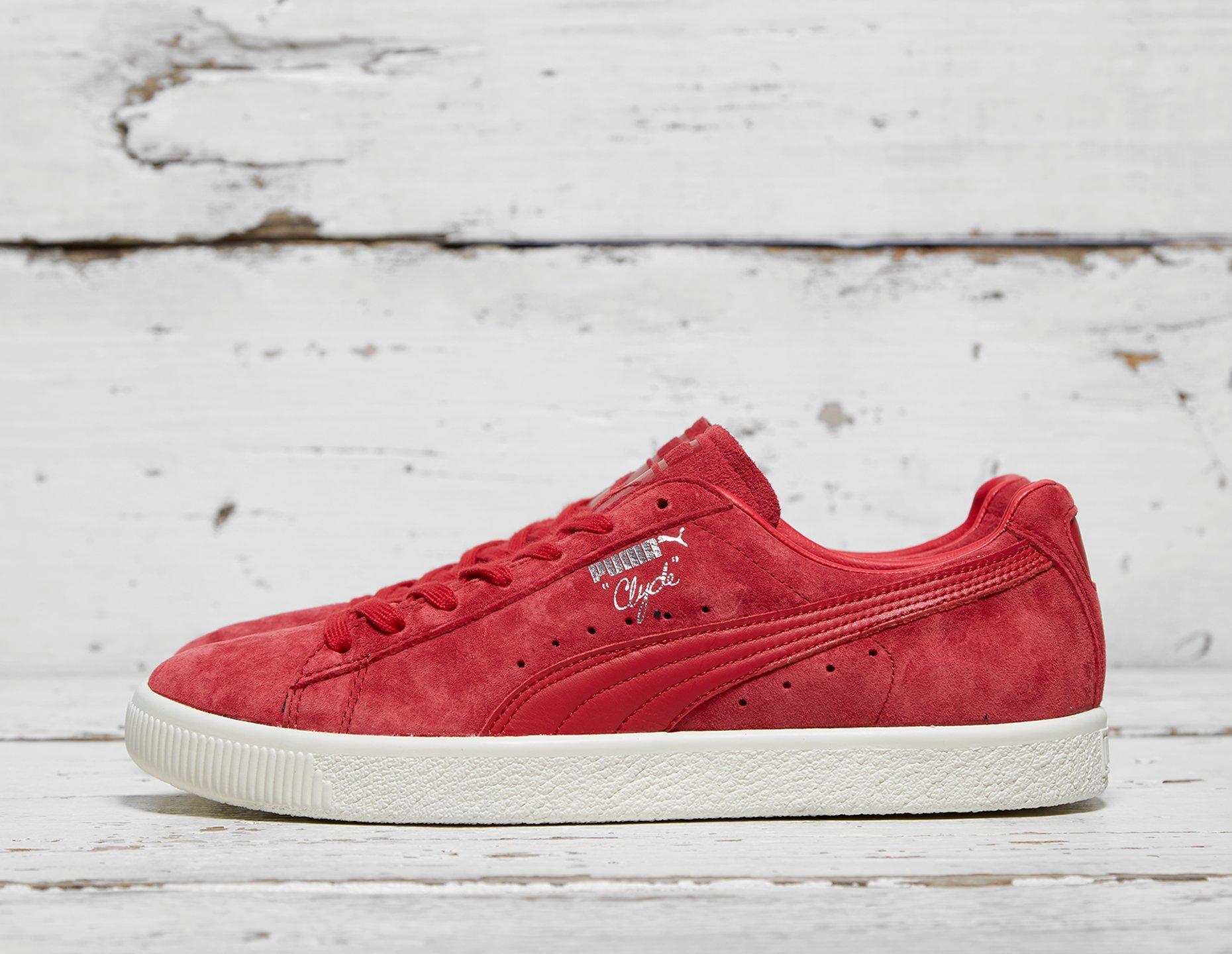 puma clyde red