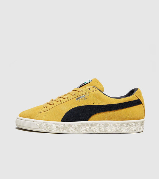 yellow puma suede shoes