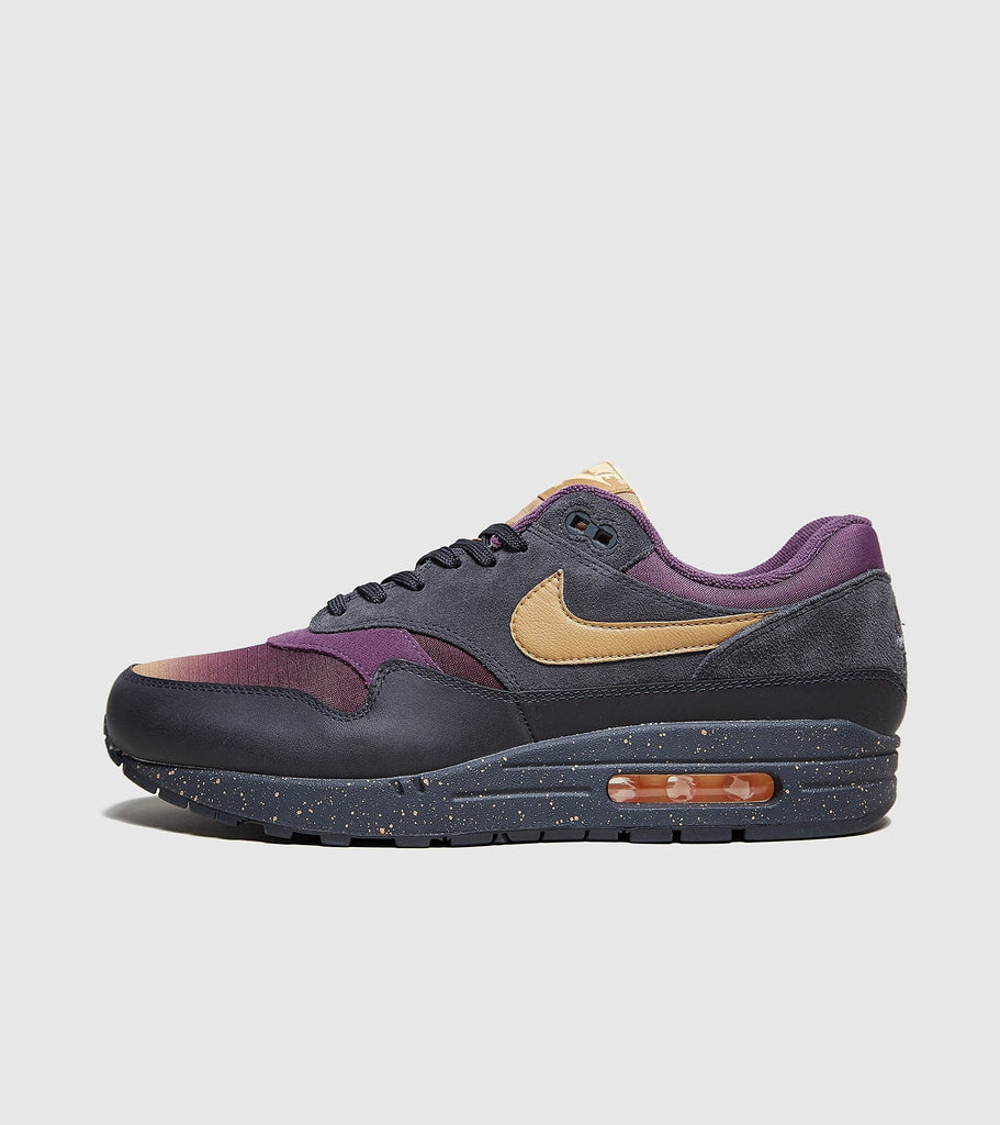 purple and gold air max