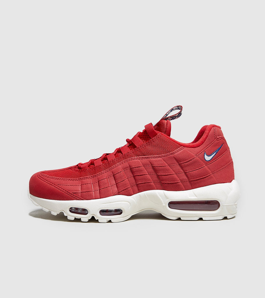 nike air max 95 red and white