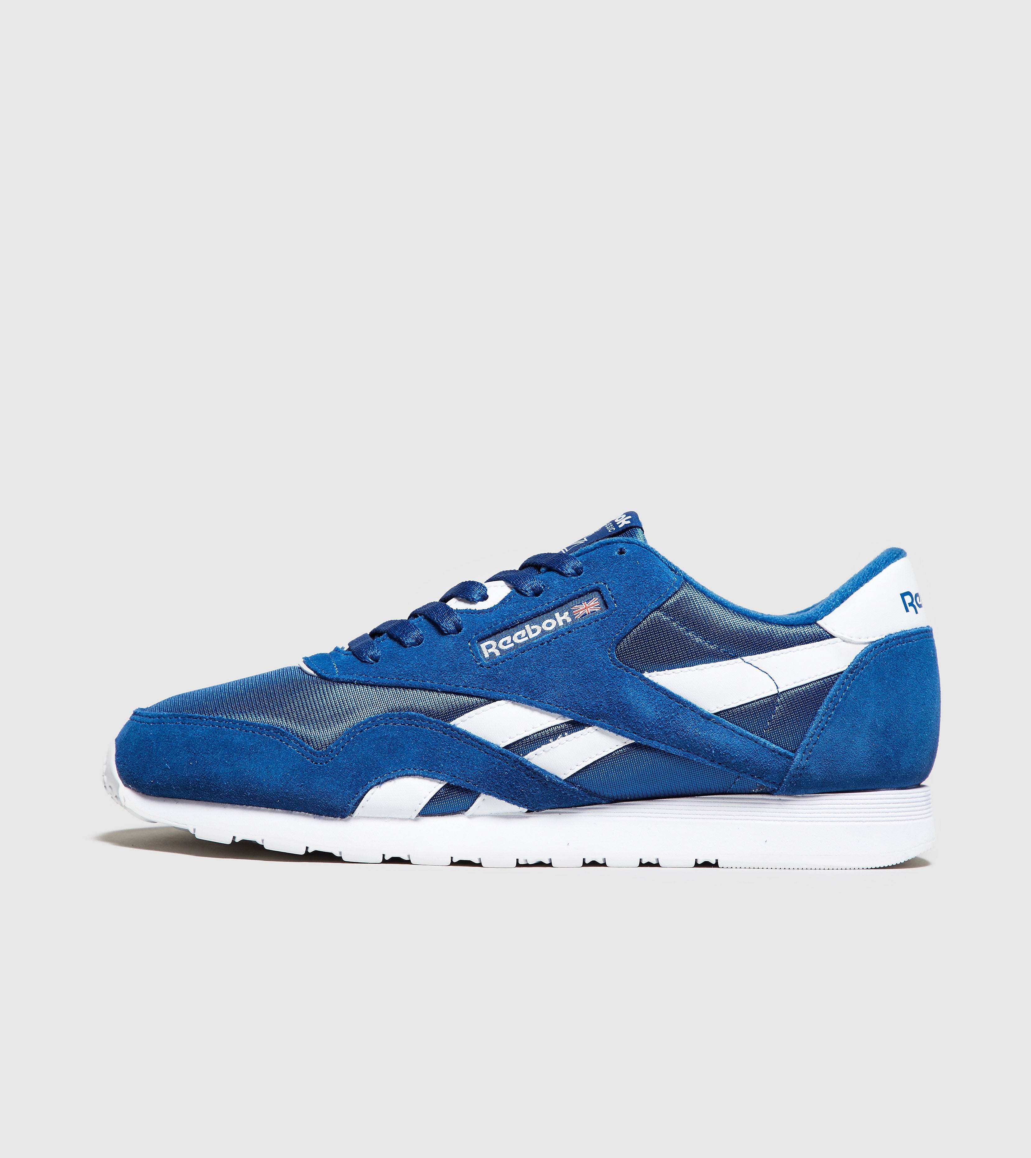 reebok classic with blue sole