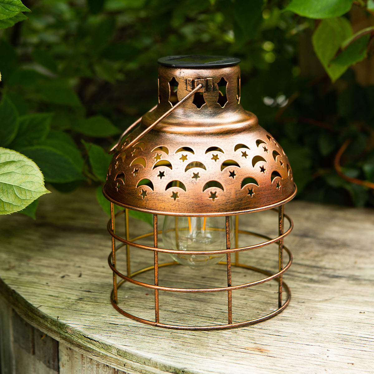 Marine Pendant Edi-Sol Lantern with Shepherd's Rod - Copper 