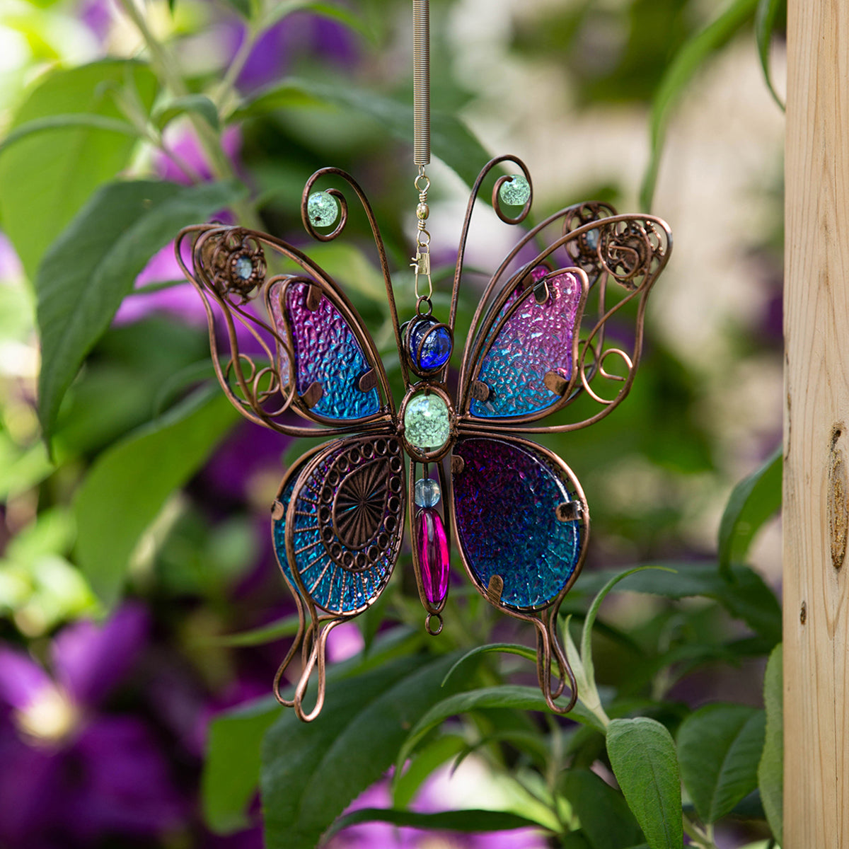 Butterfly Windweaver Solar Spinner 