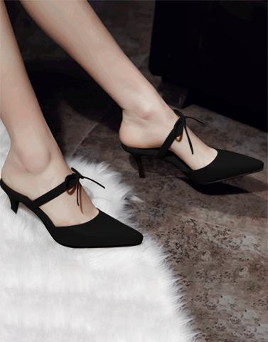 black tie heels