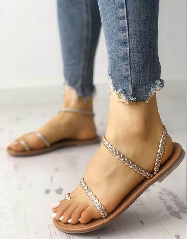 cheap rose gold sandals