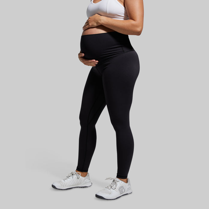 Black Pregnancy Biker Short  Maternity Exercise Shorts – Born