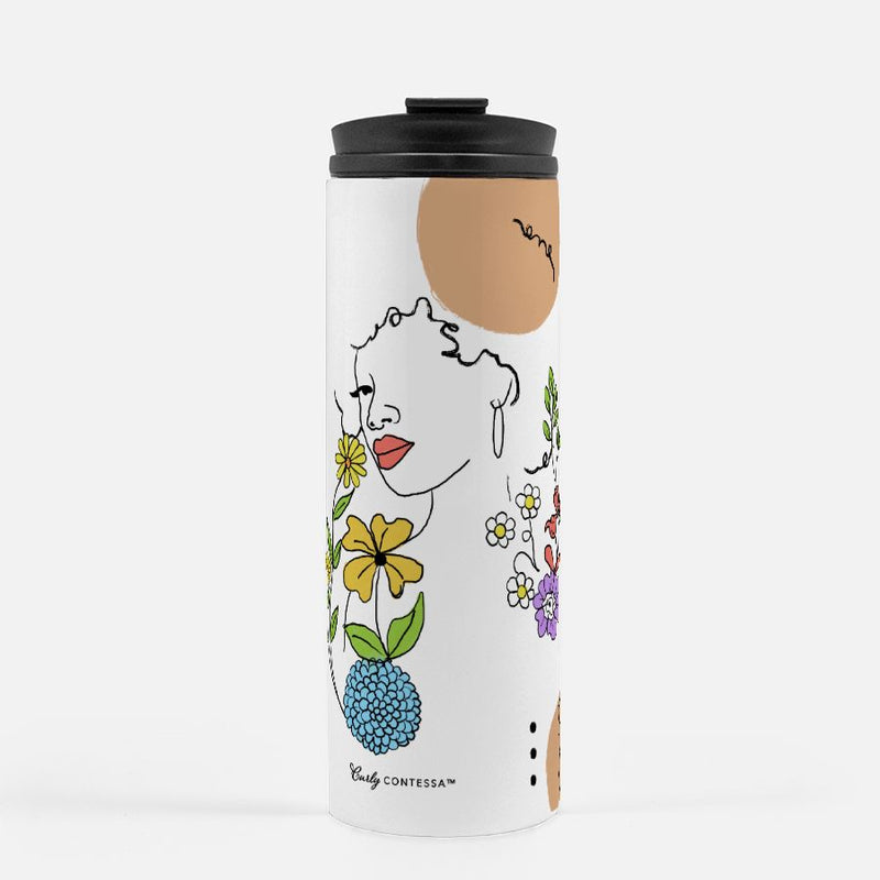 Travel Mug w/ Lid 10 oz. – Curly Contessa