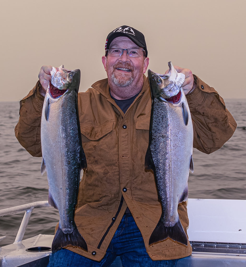 terry weist coho salmon silver fishing