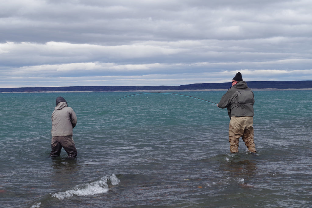 jurassic lake trout fishing trophy big fish rainbow 