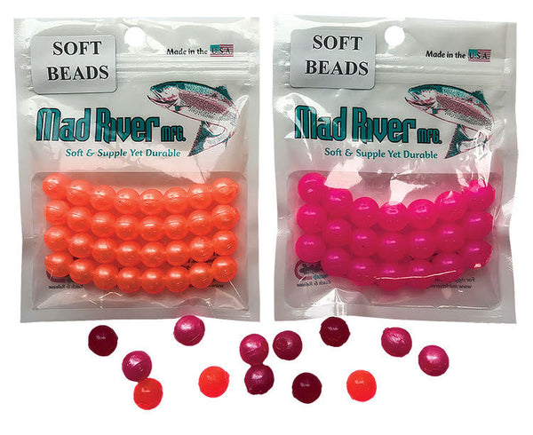 New Mad River Soft Beads – Salmon Trout Steelheader