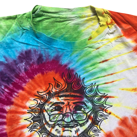 1995 Grateful Dead 30th Anniversary Tour Liquid Blue Tie Dye Shirt