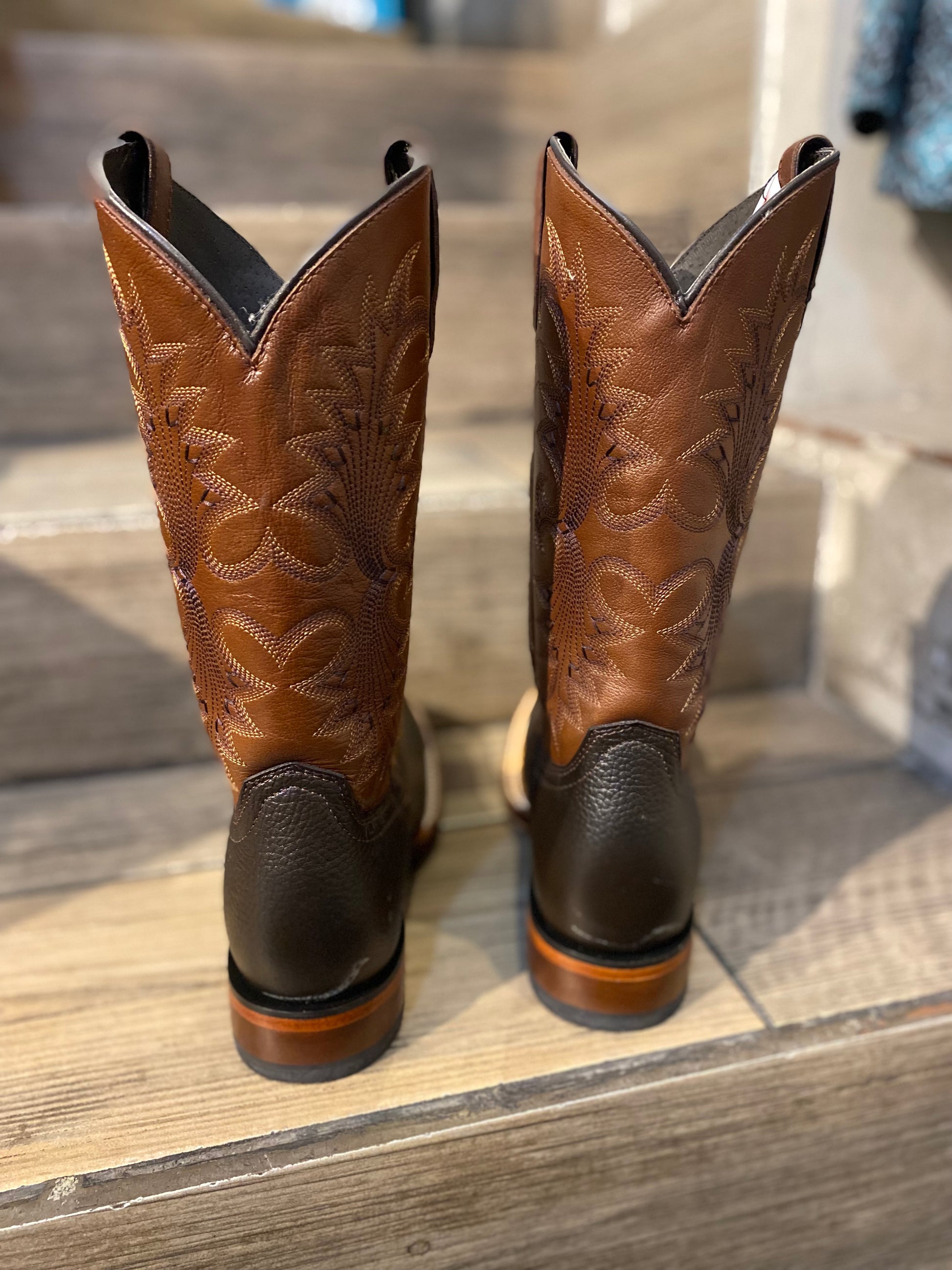 Bota Justin Boots Texas Choco La Casa del Vaquero