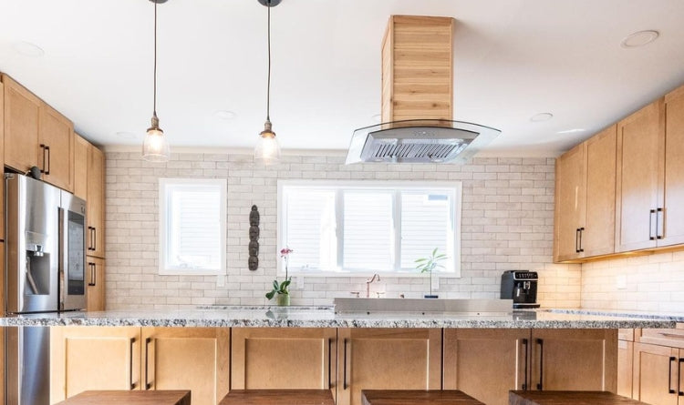 Island Range Hoods: A Focal Points in the Kitchen. image showing an island range hood