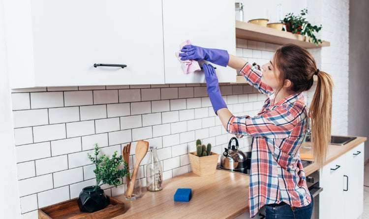 Have you ever noticed the gradual accumulation of grease and discoloration on your kitchen cabinets, ceiling, and walls?