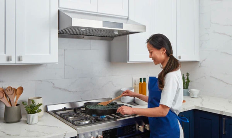 Cooking new food at home with the uc-ps18 under cabinet range hood from Hauslane